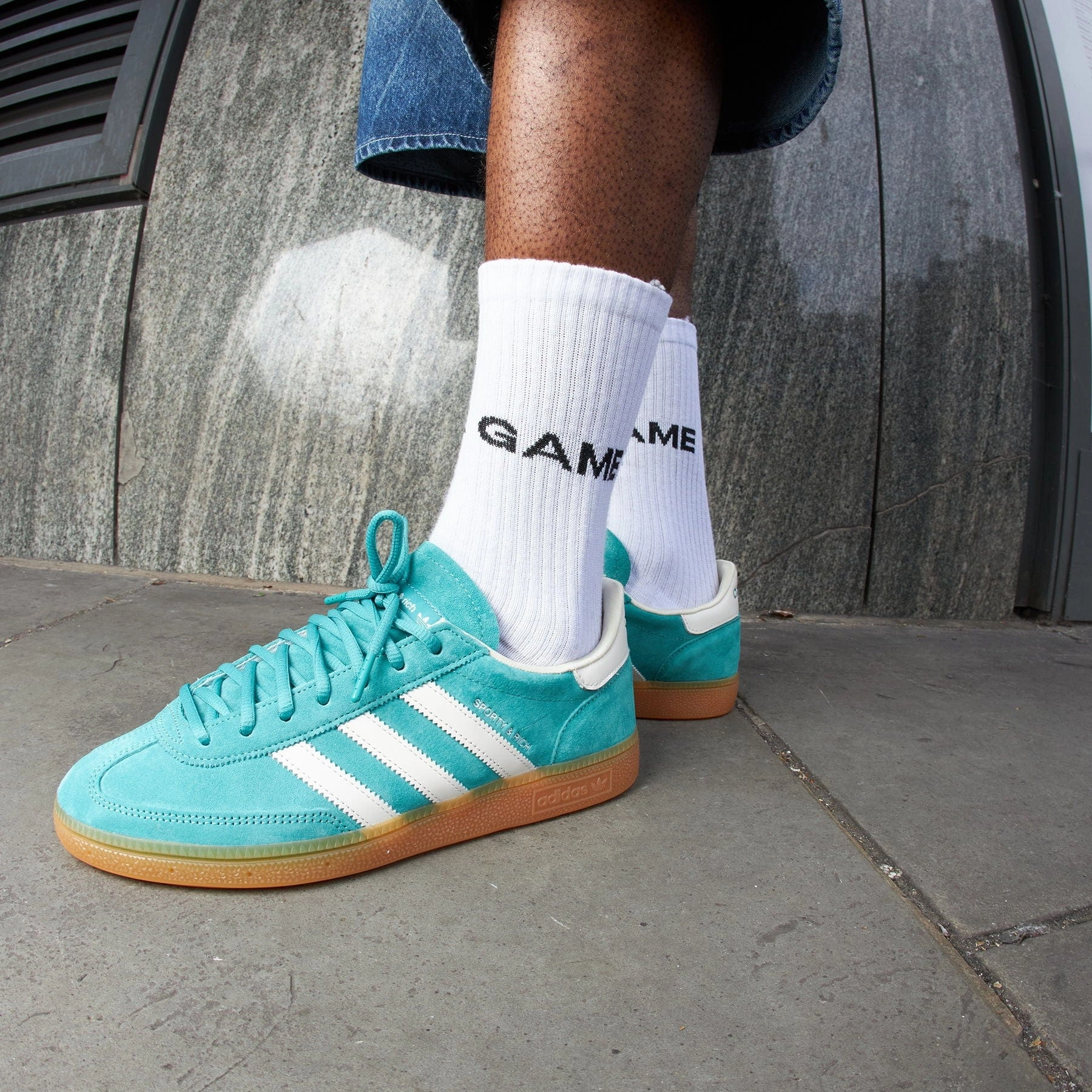 adidas Handball Spezial x Sporty & Rich 'Green Gum' Low-profile athletic trainers