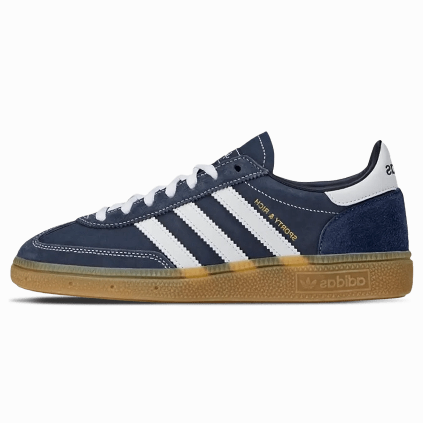 adidas Handball Spezial x Sporty & Rich 'Night Indigo' Adidas Handball Spezial trainers with gum sole
