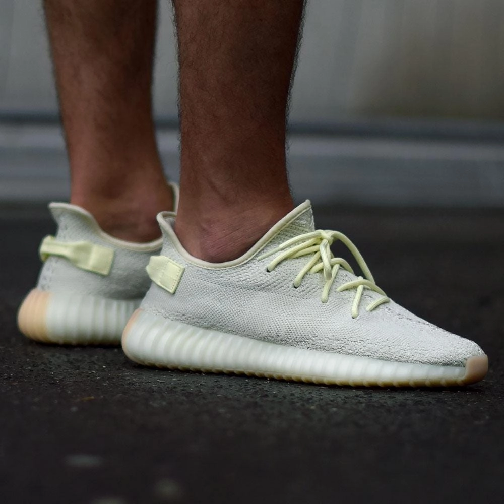 adidas Originals Yeezy 350 v2 Butter Yeezy futuristic fashion sneakers