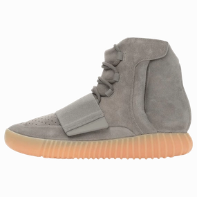 Adidas Originals Yeezy 750 Boost Light Grey-Gum Yeezy bold fashion sneakers with futuristic edge