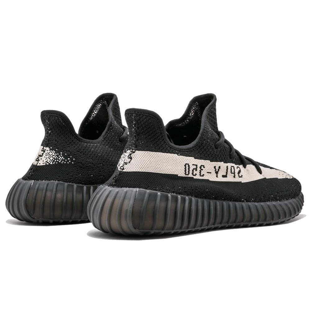 Adidas Originals Yeezy Boost 350 V2 Black-White Yeezy futuristic fashion sneakers