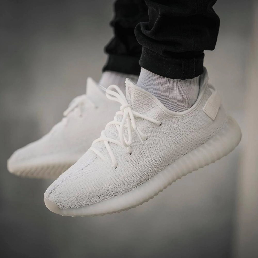 adidas Originals Yeezy Boost 350 V2 Cream White Yeezy futuristic fashion sneakers