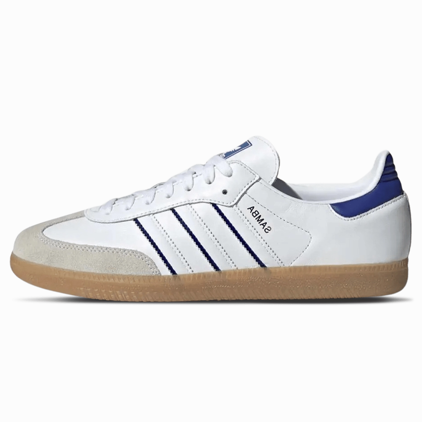 Adidas Samba 'White Lucid Blue' Adidas Samba low-profile casual sneakers