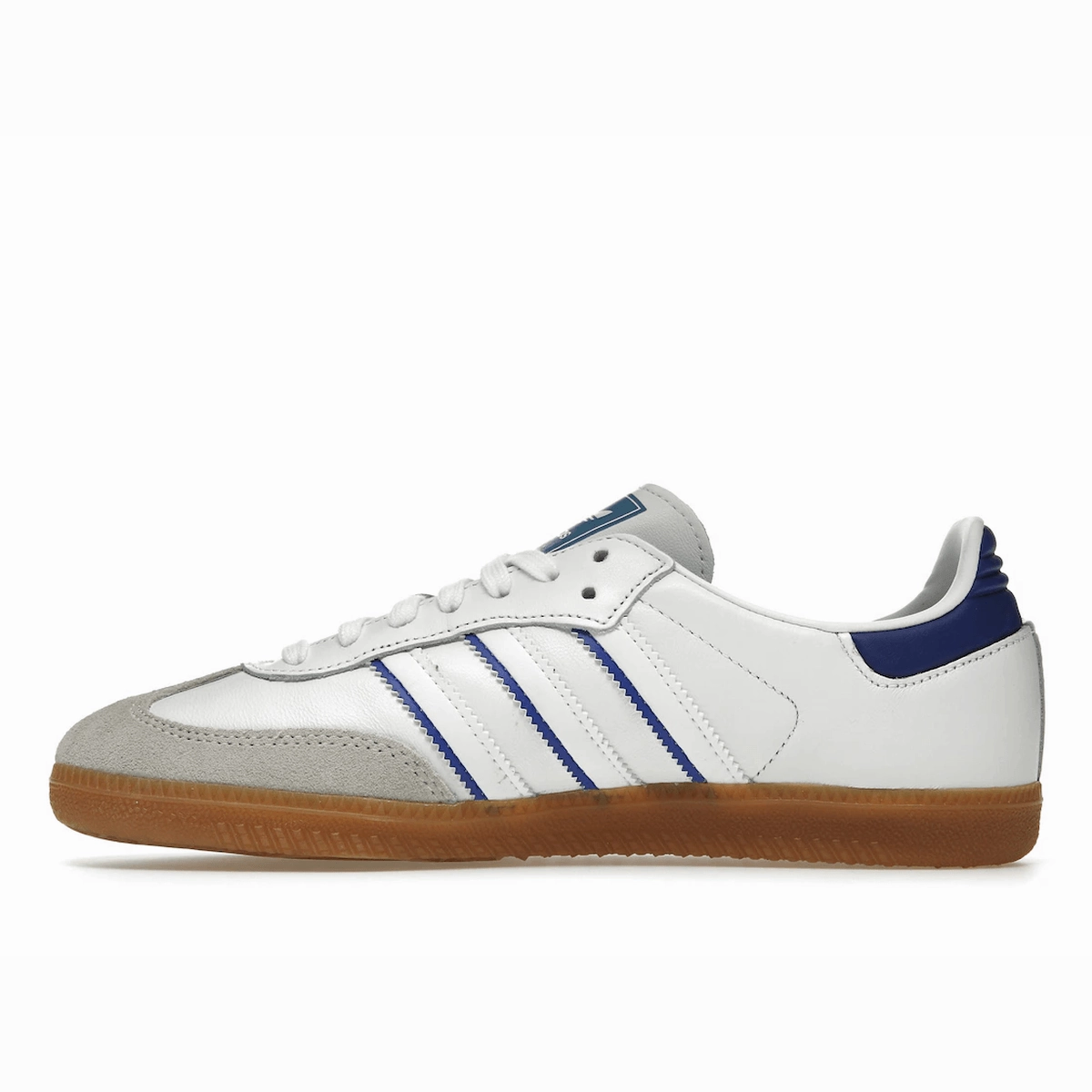 Adidas Samba Leather Cloud White Lucid Blue Everyday Originals footwear