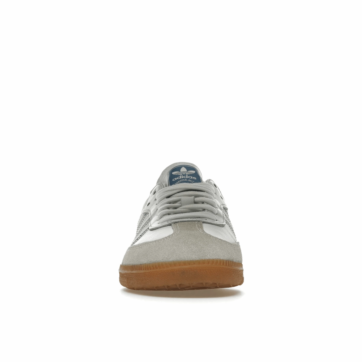 Adidas Samba Leather Cloud White Lucid Blue Everyday Originals footwear