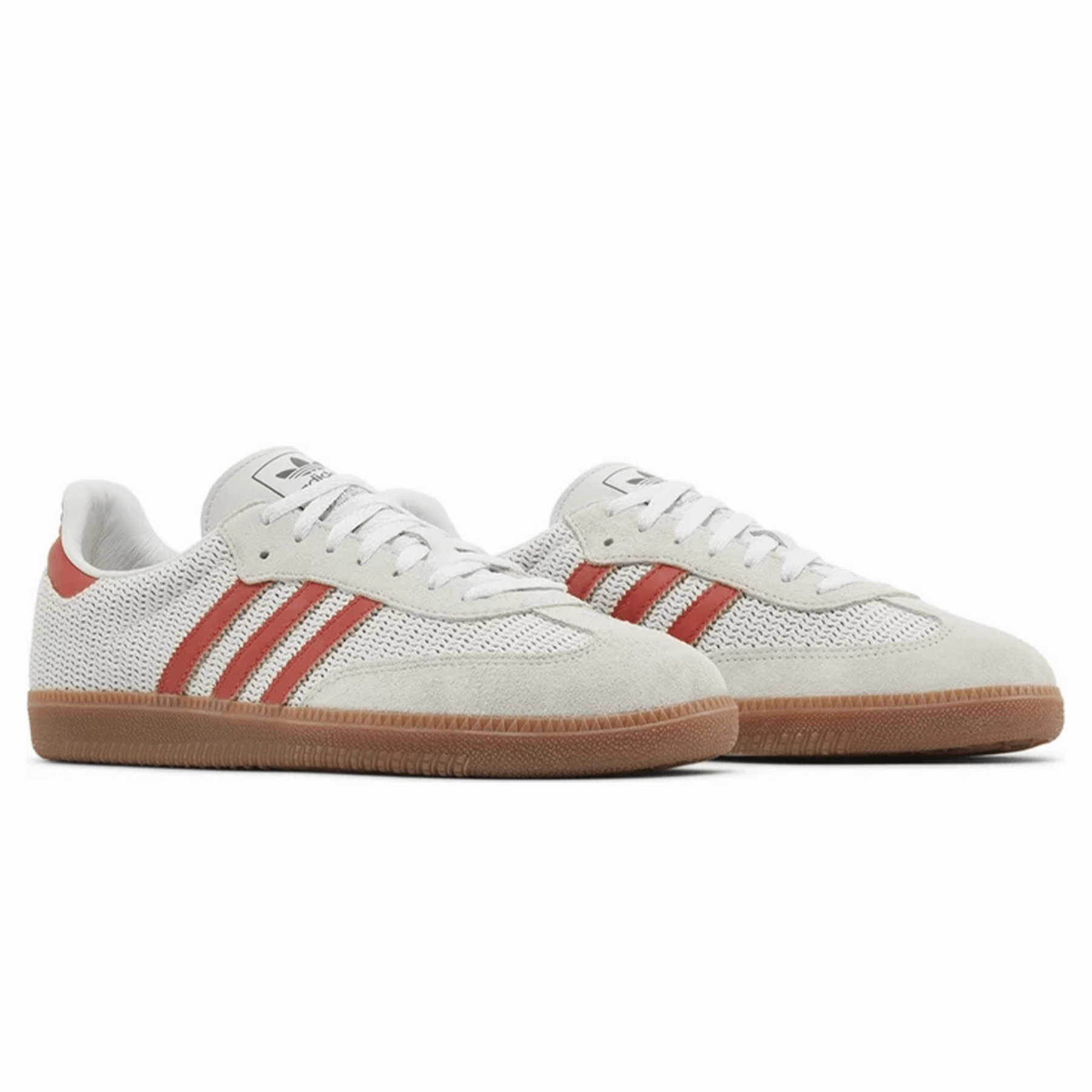 adidas Samba OG 'Crystal White Preloved Red' Throwback low-top sneakers