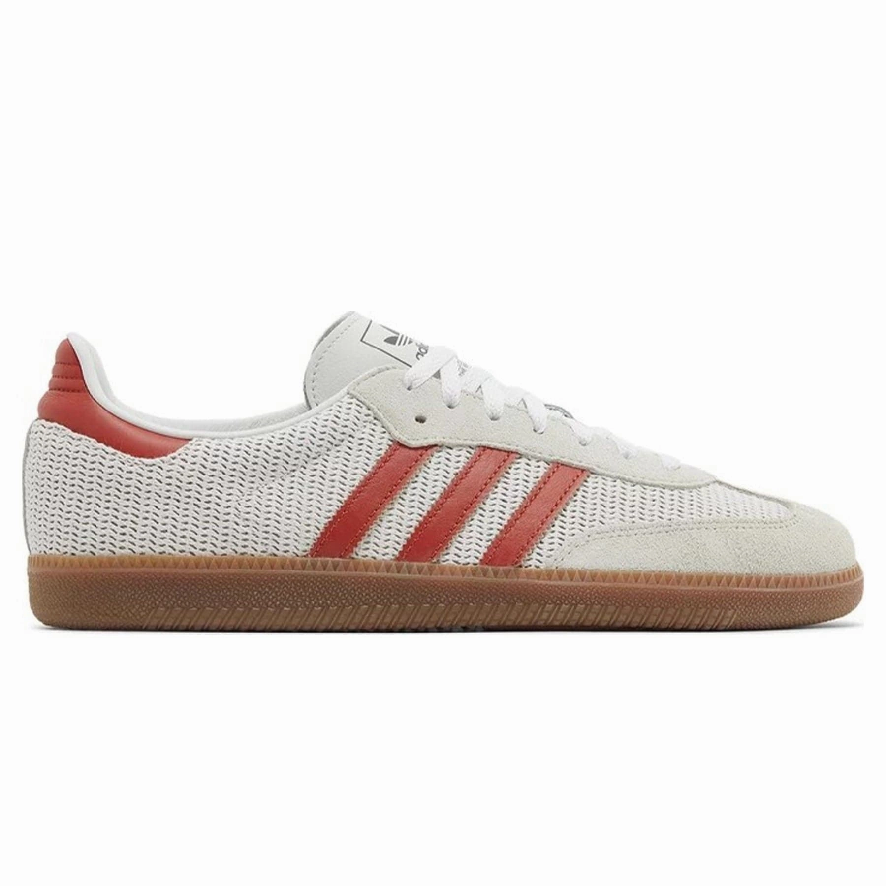 adidas Samba OG 'Crystal White Preloved Red' Throwback low-top sneakers