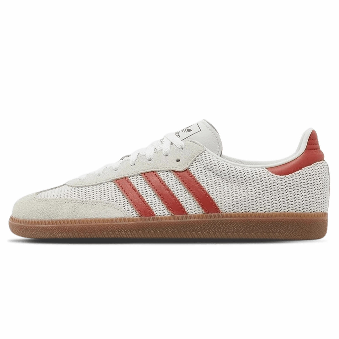 adidas Samba OG 'Crystal White Preloved Red' Adidas Samba low-profile casual sneakers