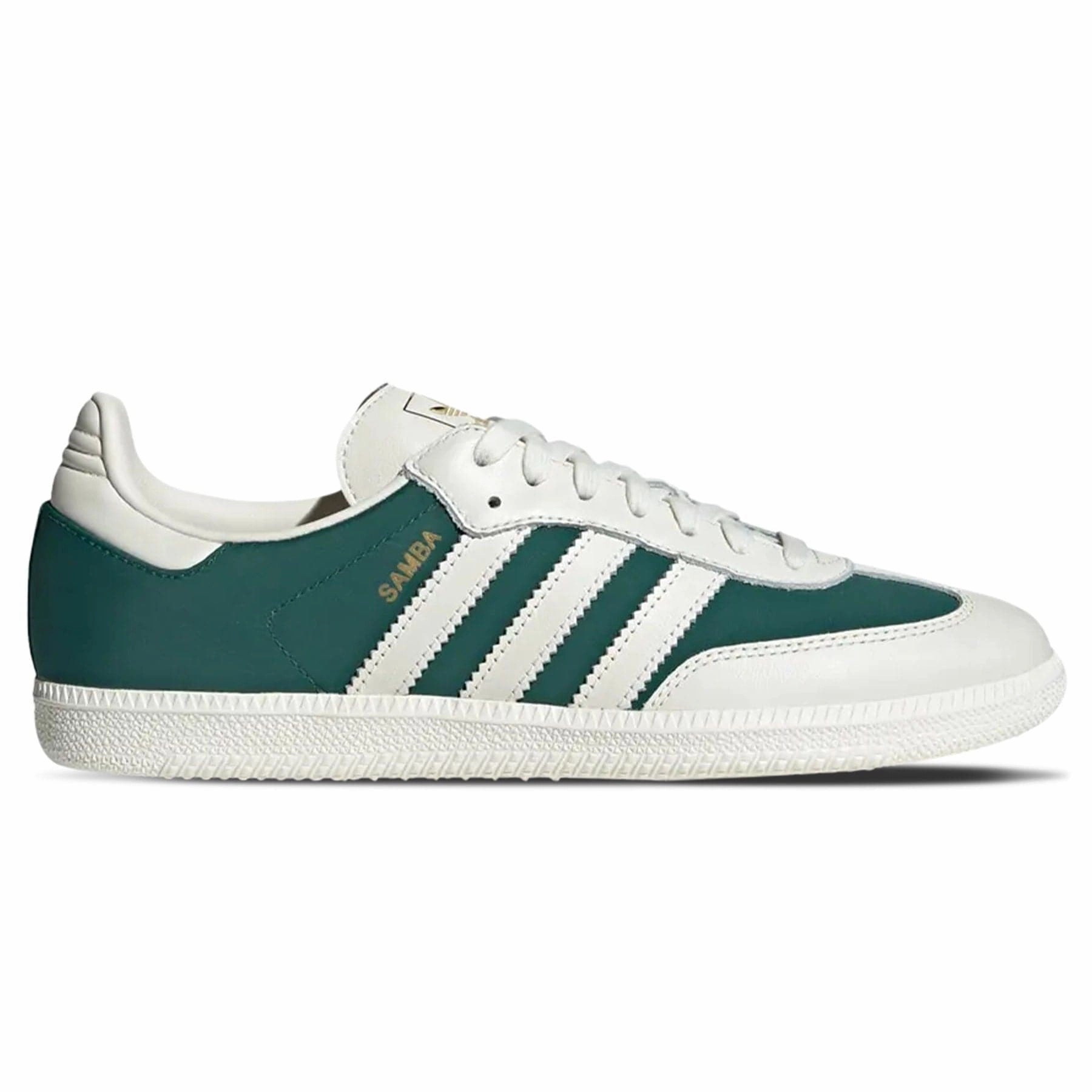 adidas Samba OG 'Off White Collegiate Green' Off White Sneakers