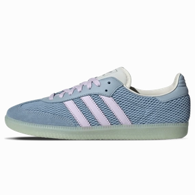 adidas Samba OG 'Tactile Blue Ice Lavender' Adidas Samba low-profile casual sneakers