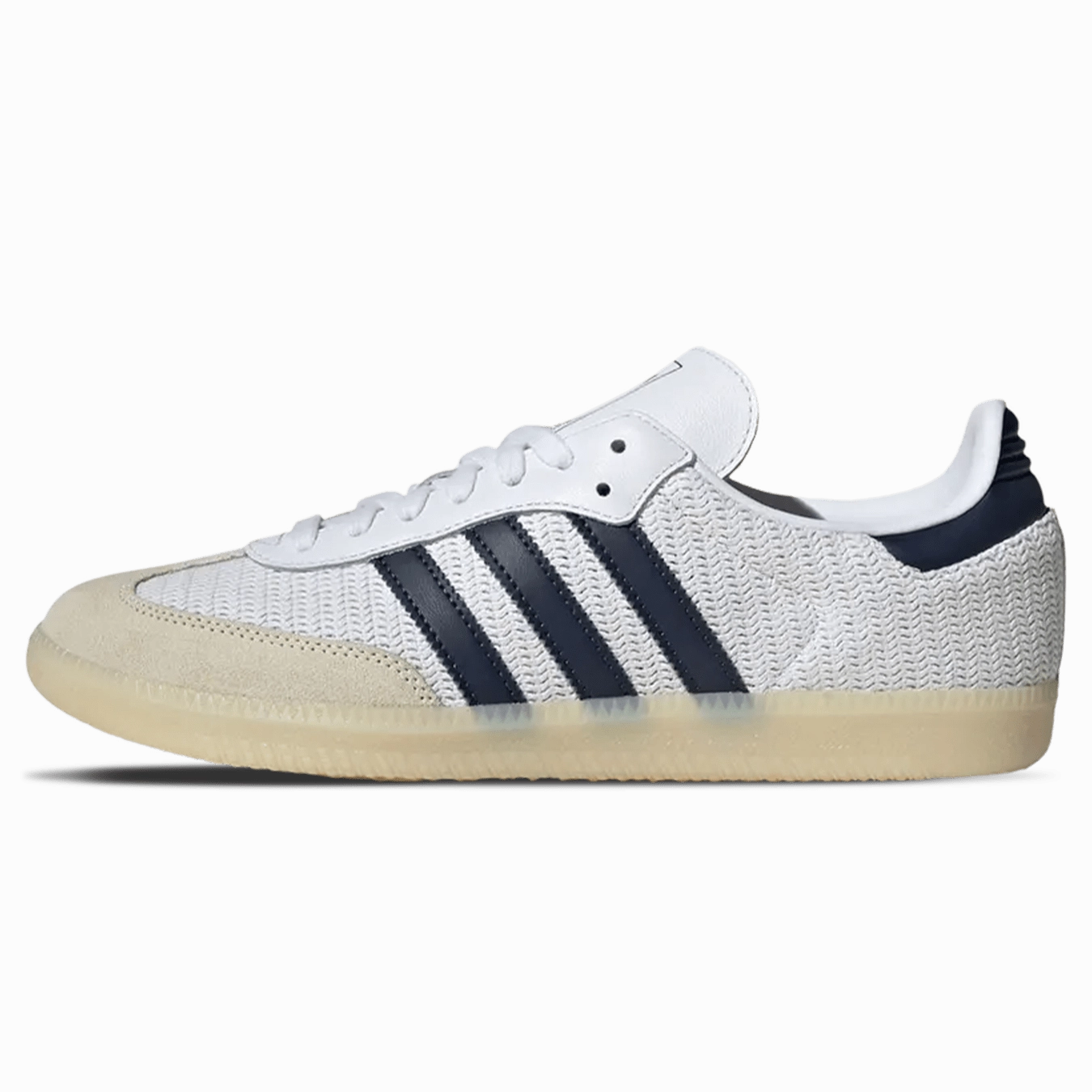 adidas Samba OG 'White Night Indigo Cream' Adidas Samba low-profile casual sneakers