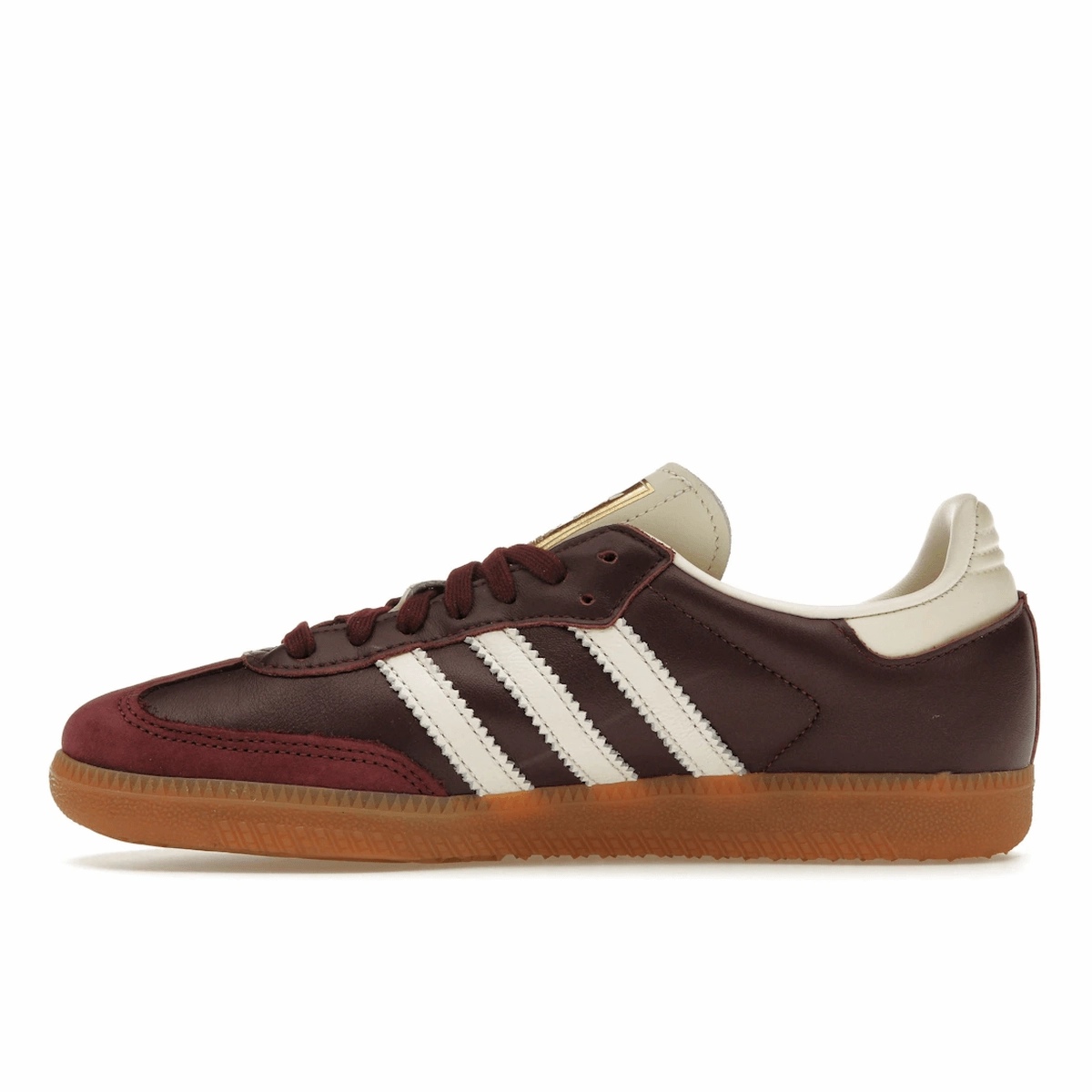 Adidas Samba OG Maroon Gold Metallic Everyday Originals footwear