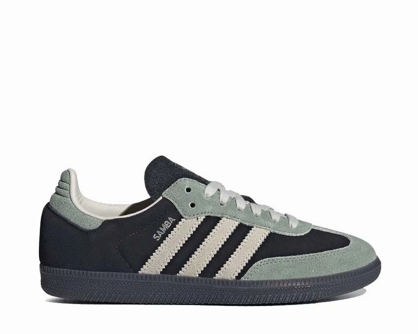 Adidas Samba OG Silver Green Adidas womens casual sneakers