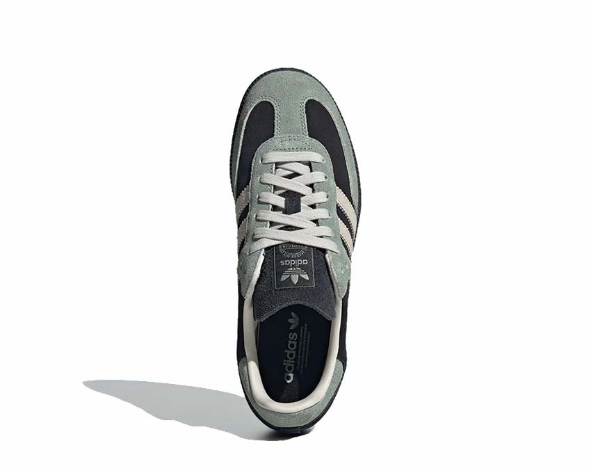 Adidas Samba OG Silver Green Iconic street sport shoes