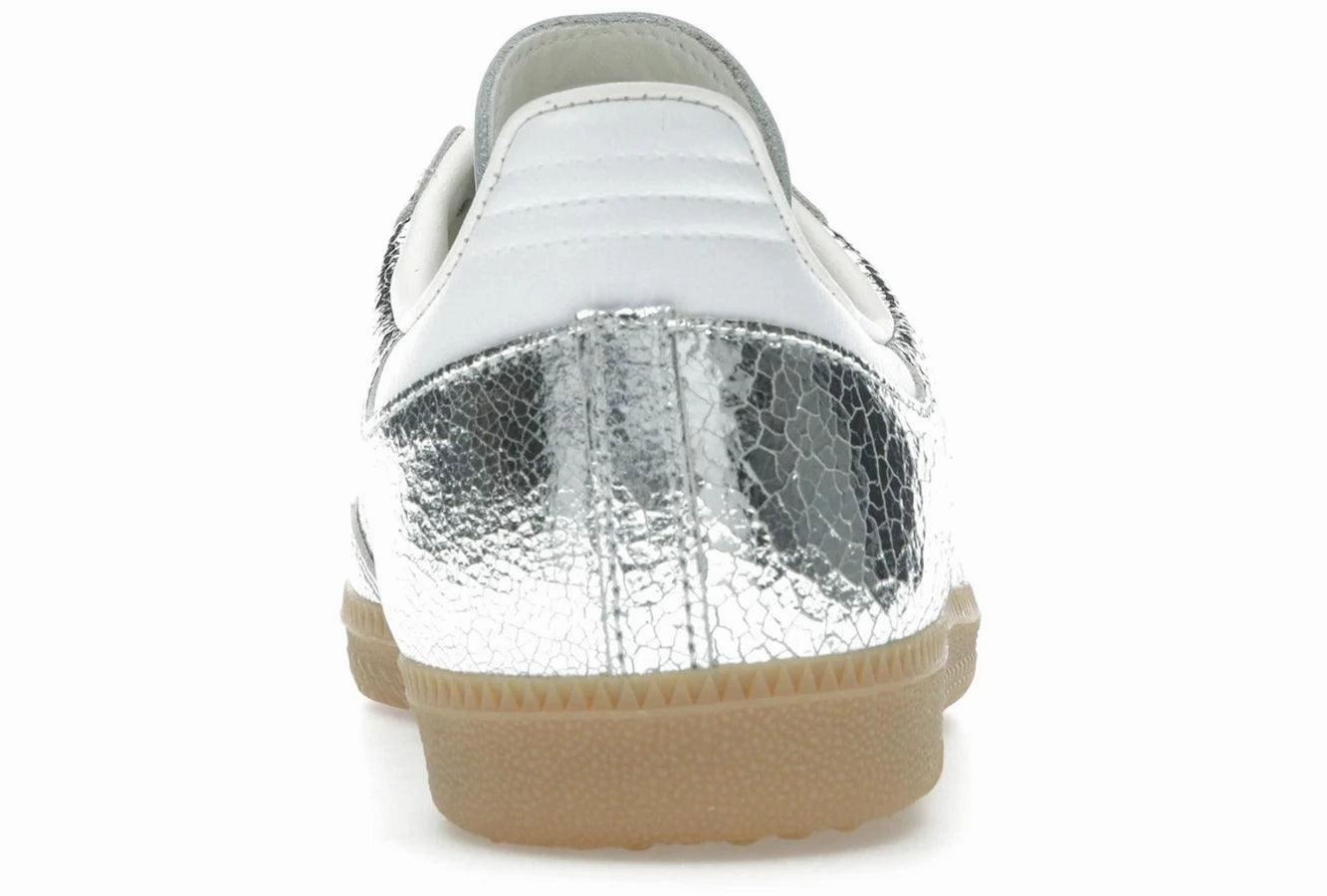 Adidas Samba OG Silver Metallic Cracked Leather Everyday Originals footwear