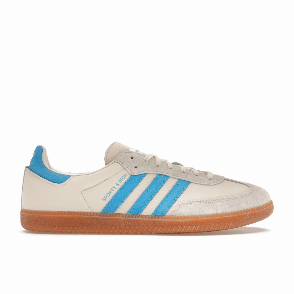 Adidas Samba OG Sporty &amp; Rich Cream Blue Adidas Originals lifestyle shoes for casual wear