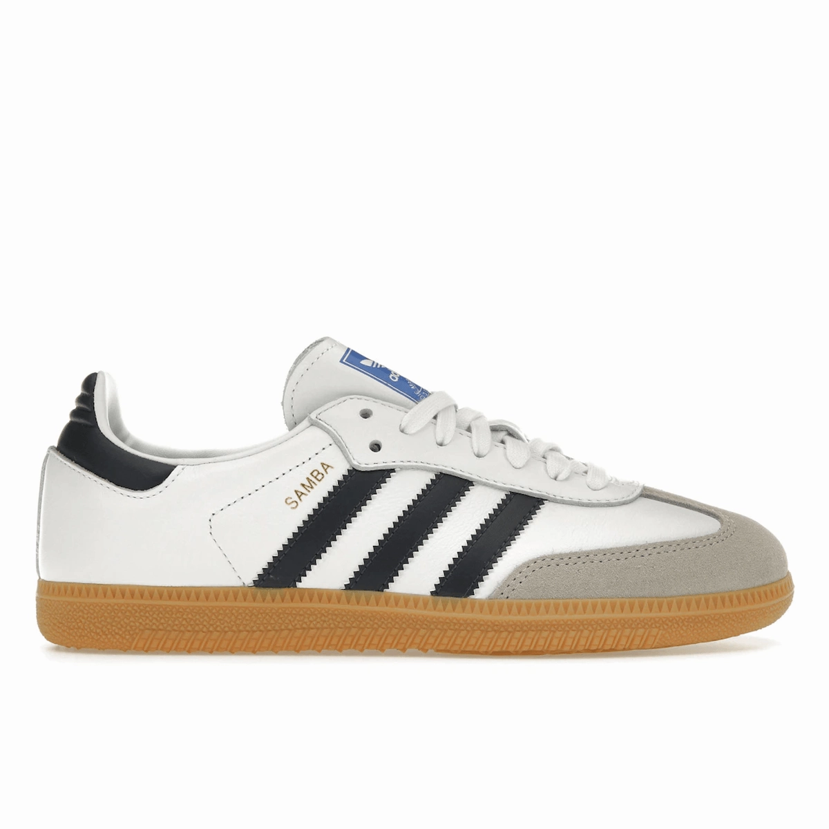 Adidas Samba OG White Night Indigo Gum Adidas Originals lifestyle shoes for casual wear