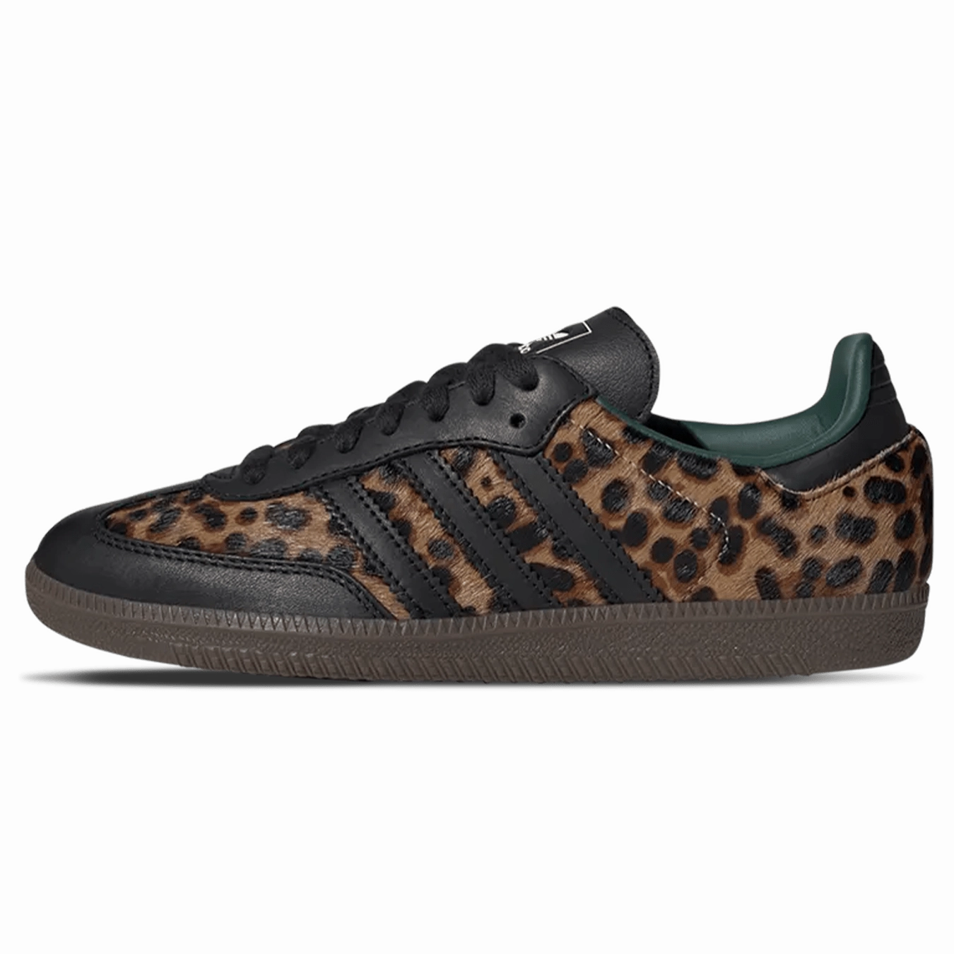 Adidas Samba OG Wmns 'Cheetah Pack - Collegiate Green' Adidas Samba low-profile casual sneakers