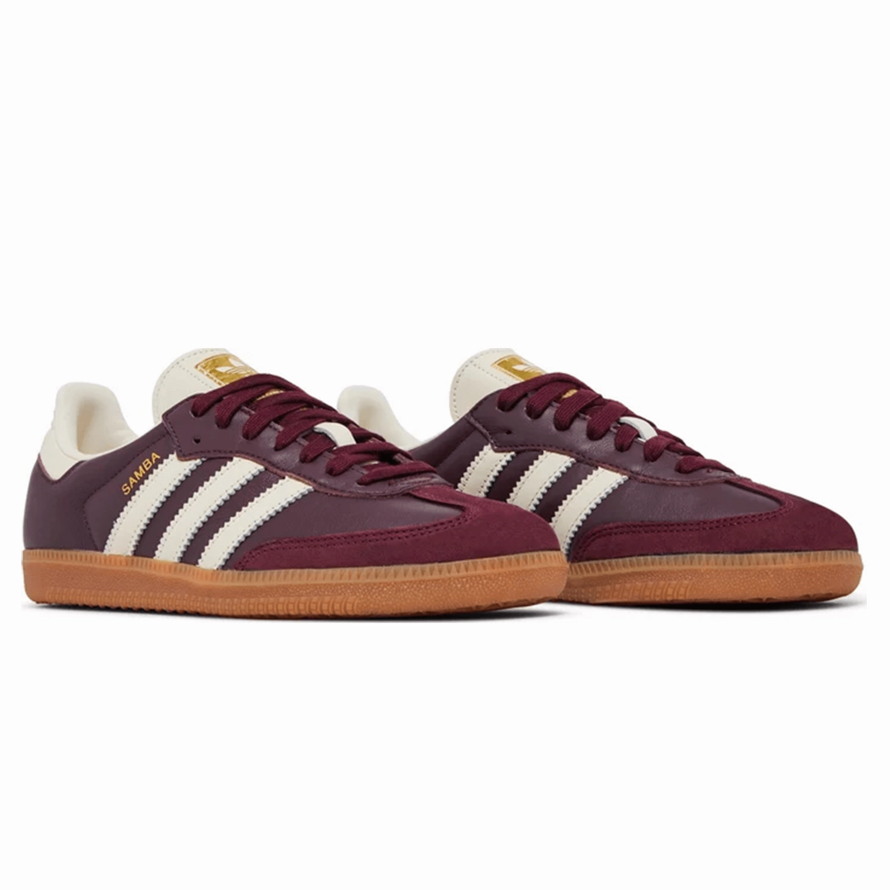 Adidas Samba OG Wmns 'Maroon' Throwback low-top sneakers