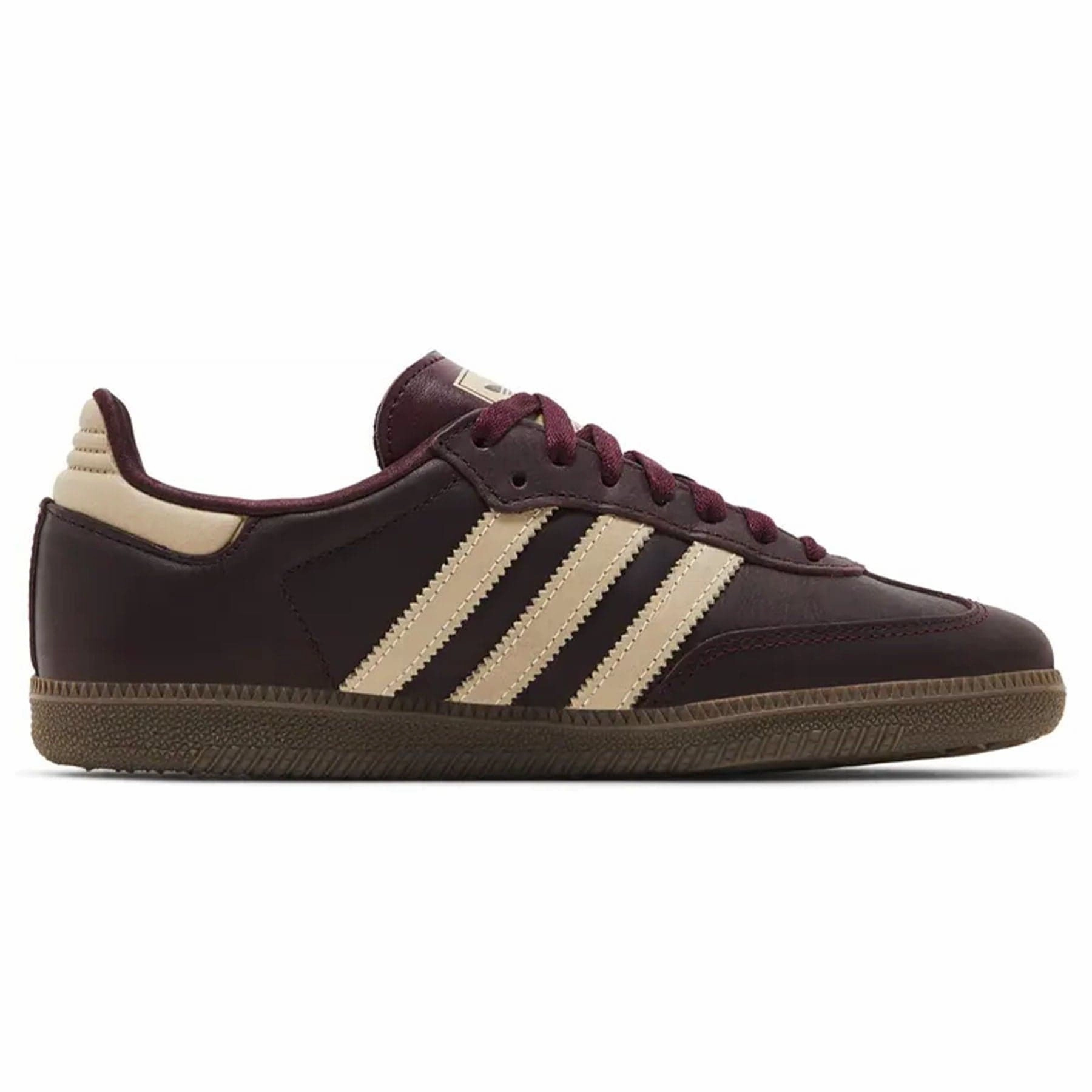 Adidas Samba OG Wmns 'Maroon Crystal Sand' Throwback low-top sneakers