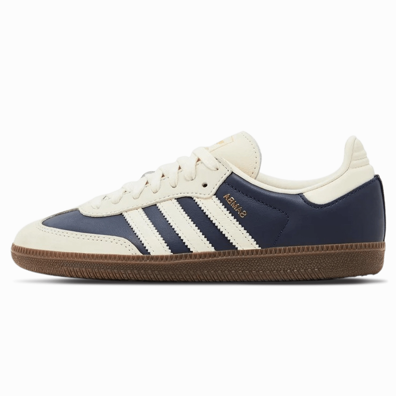 adidas Samba OG Wmns ' Night Indigo Crew White' Adidas Samba low-profile casual sneakers