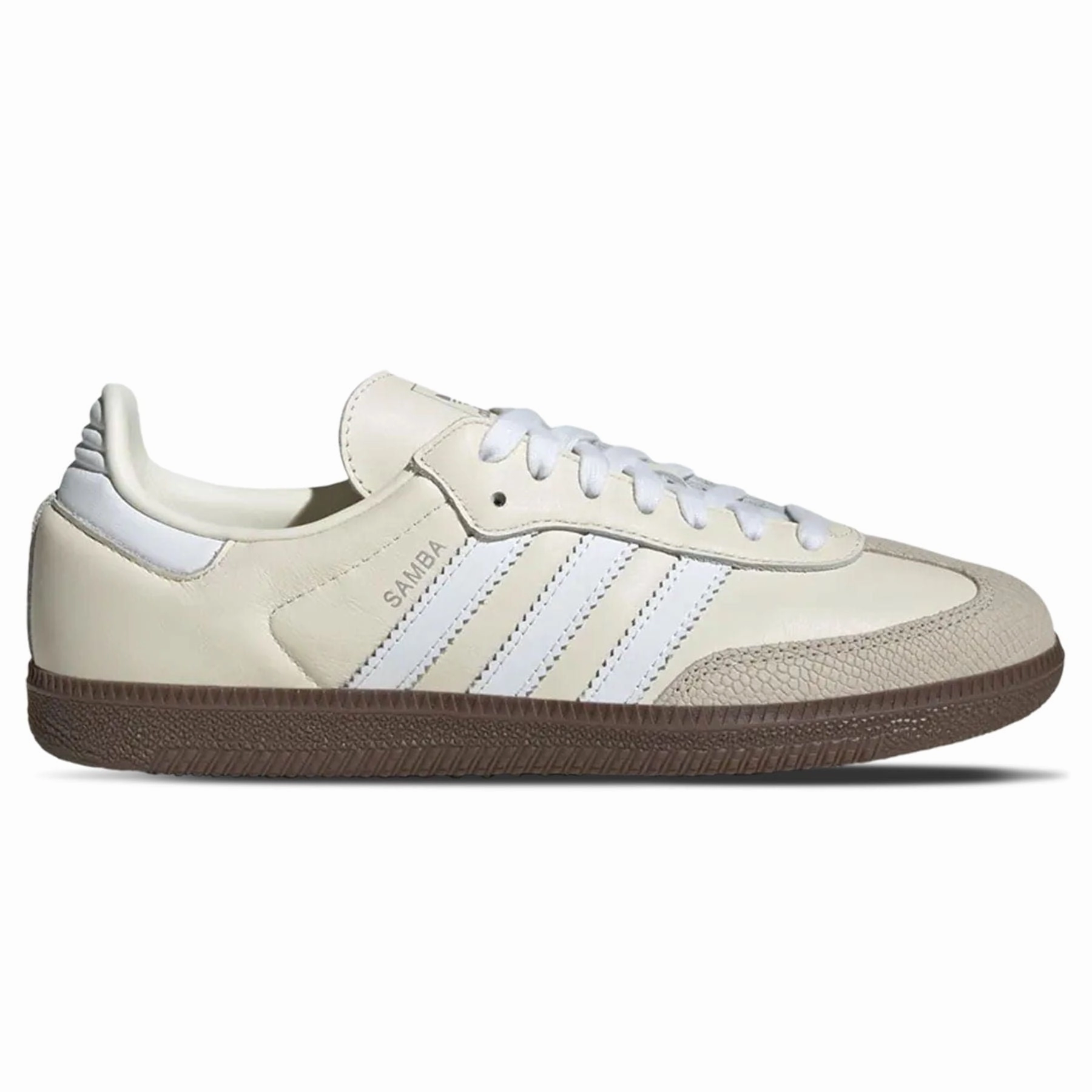 Adidas Samba OG Wmns 'Off White Alumina Snakeskin' Throwback low-top sneakers