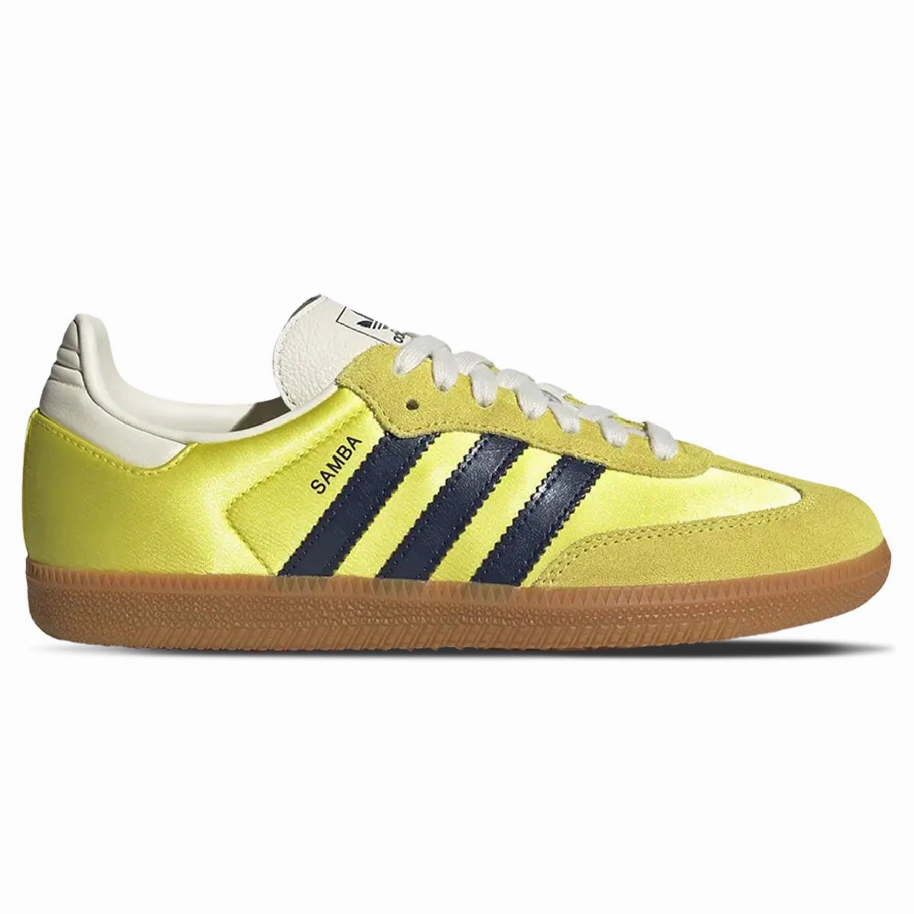 Adidas Samba OG Wmns 'Shock Yellow Night Indigo' Throwback low-top sneakers
