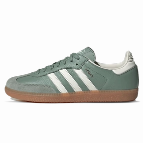 Adidas Samba OG Wmns 'Silver Green' Adidas Samba low-profile casual sneakers