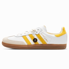 adidas Samba OG x  Sporty & Rich 'White Bold Gold' Adidas Samba low-profile casual sneakers