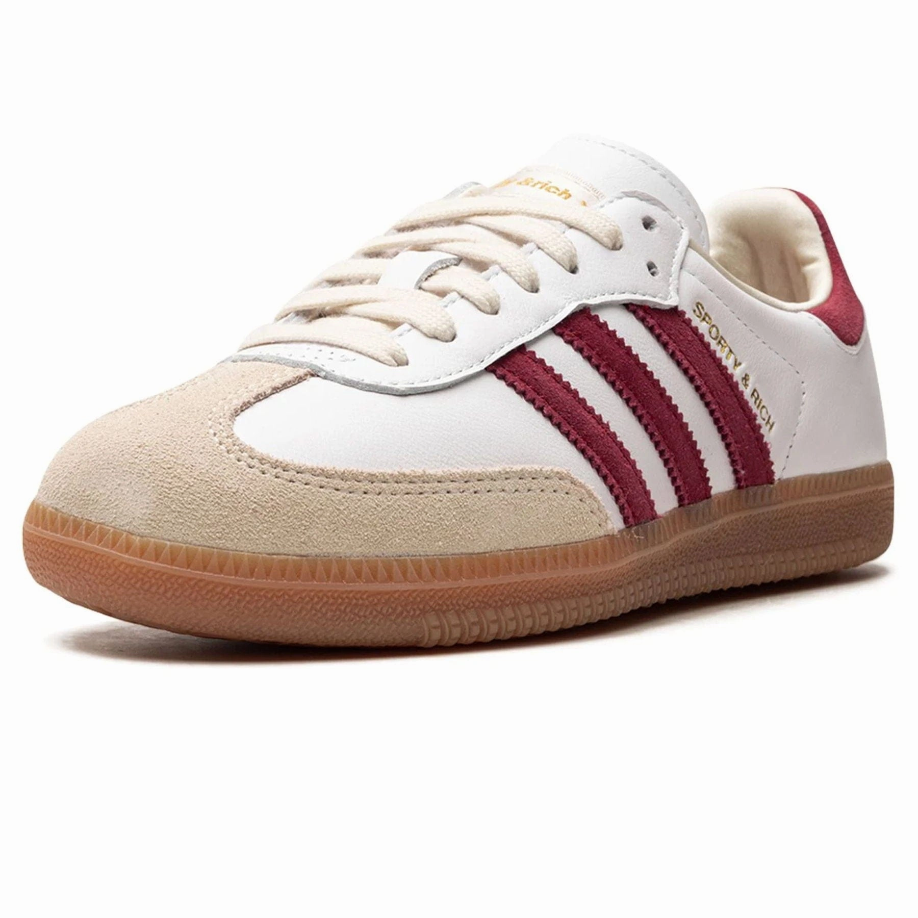 adidas Samba OG x  Sporty & Rich 'White Core Burgundy' Throwback low-top sneakers