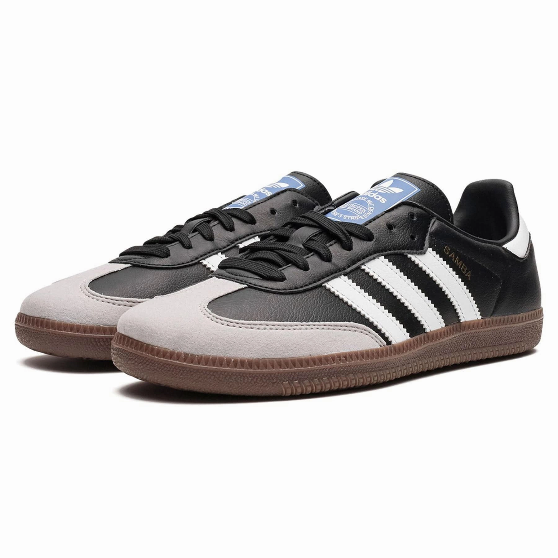 Adidas Samba Vegan 'Black Gum' Throwback low-top sneakers