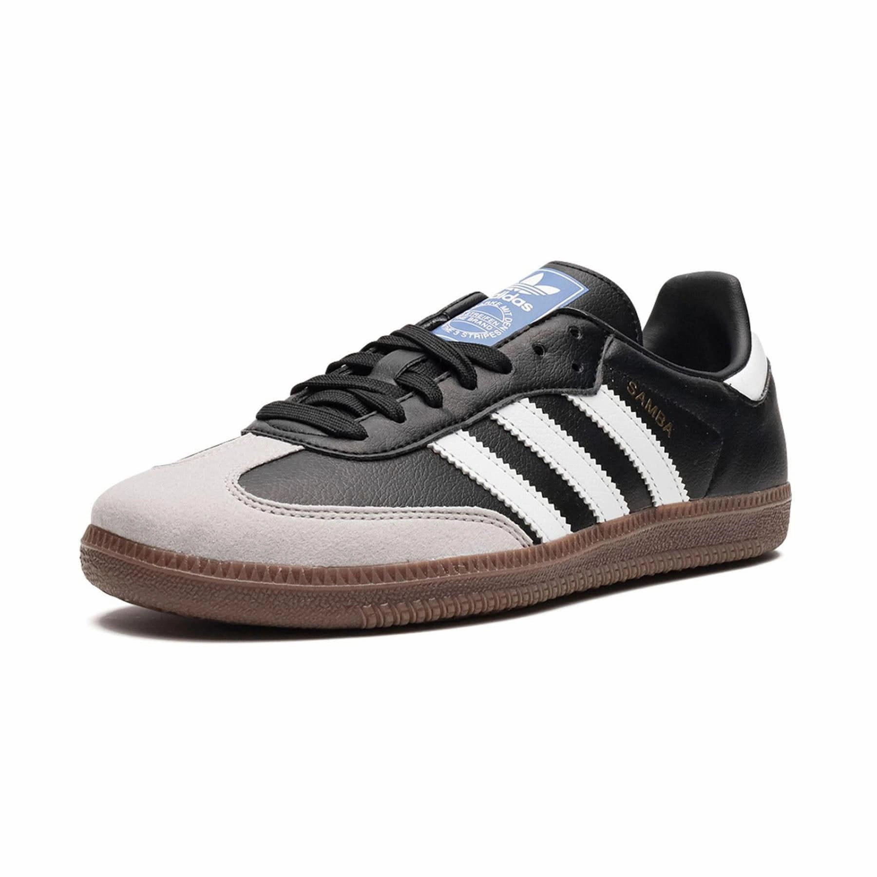 Adidas Samba Vegan 'Black Gum' Throwback low-top sneakers