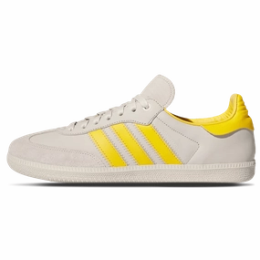 adidas Samba x Pharell Human Race 'Aluminium Bold Gold' Adidas Samba low-profile casual sneakers