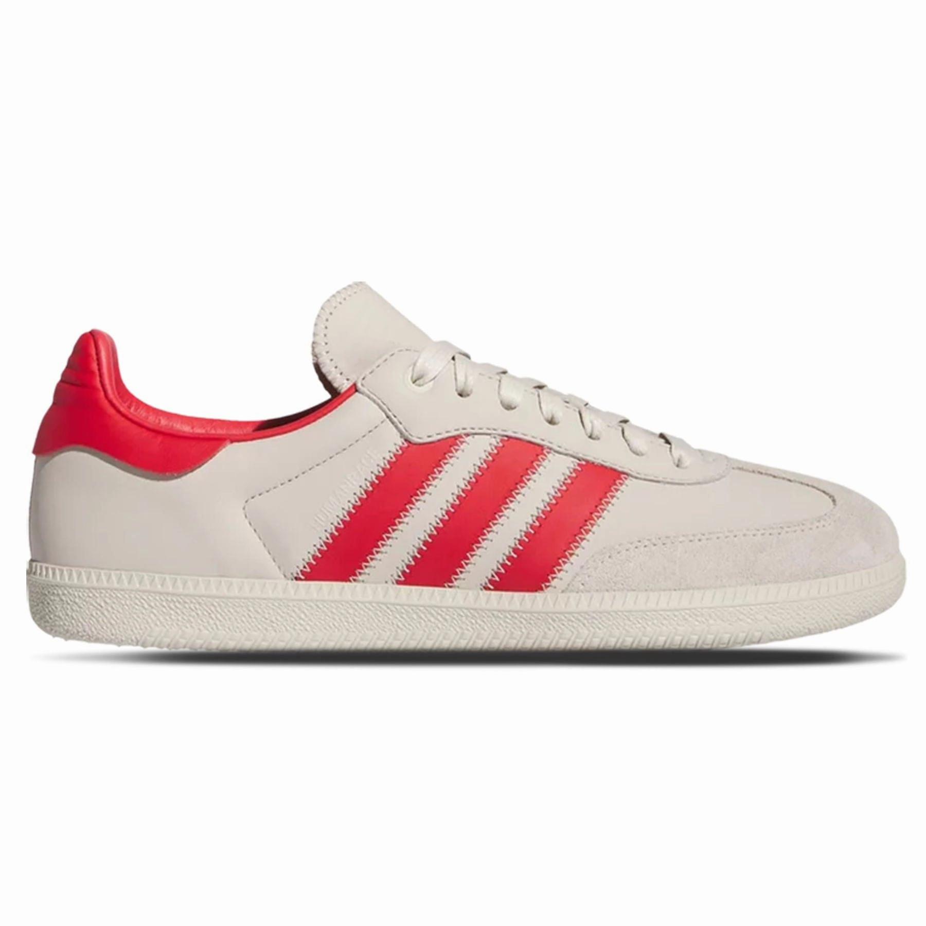adidas Samba x Pharell Human Race 'Aluminium Glory Red' Throwback low-top sneakers