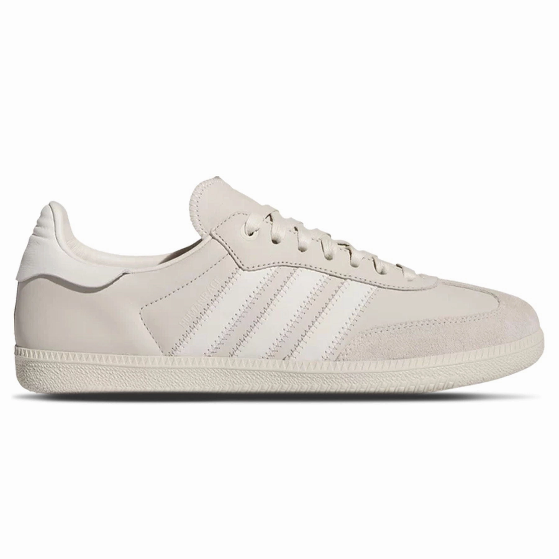 adidas Samba x Pharell Human Race 'Aluminium White' Throwback low-top sneakers