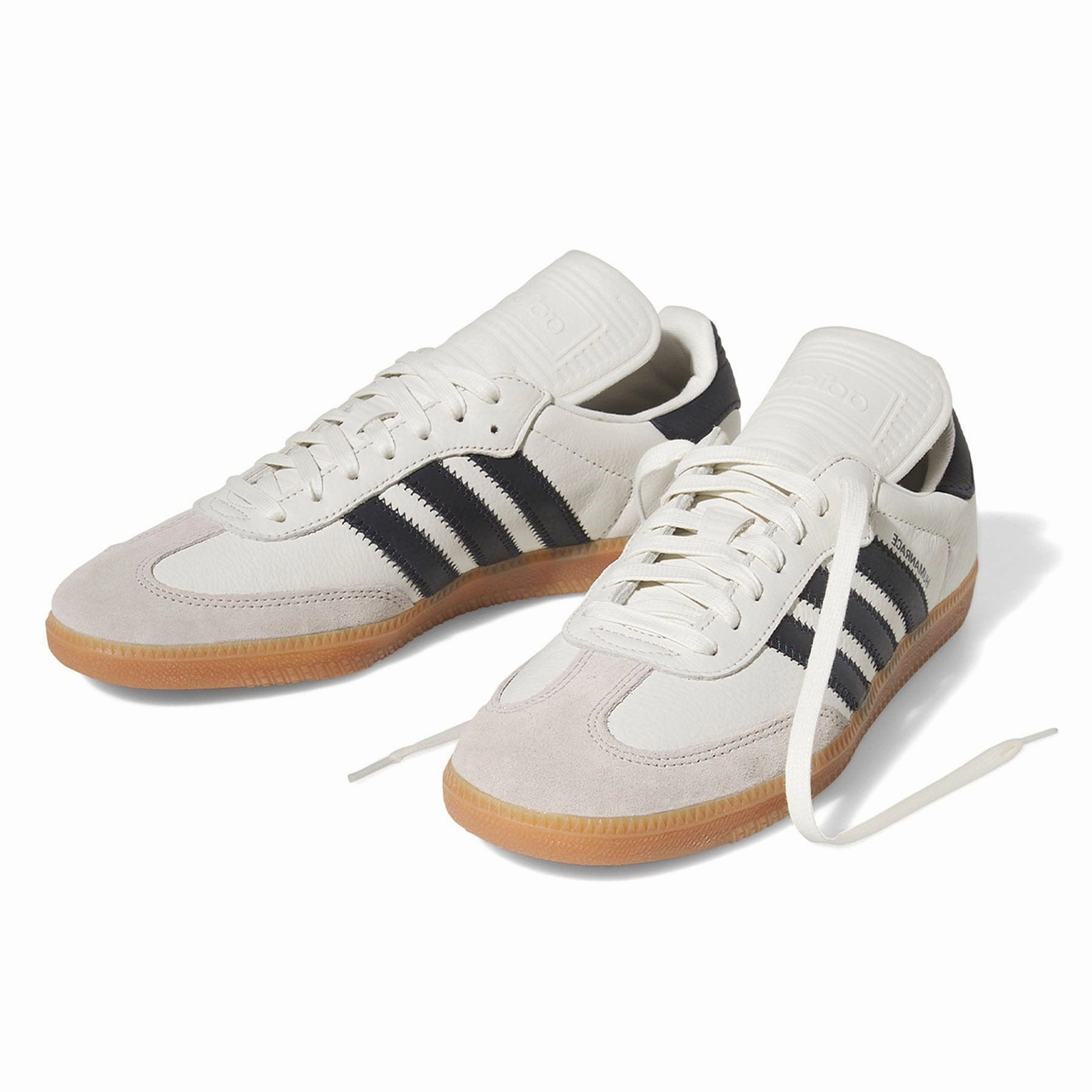 adidas Samba x Pharell Human Race 'Cloud White' Throwback low-top sneakers