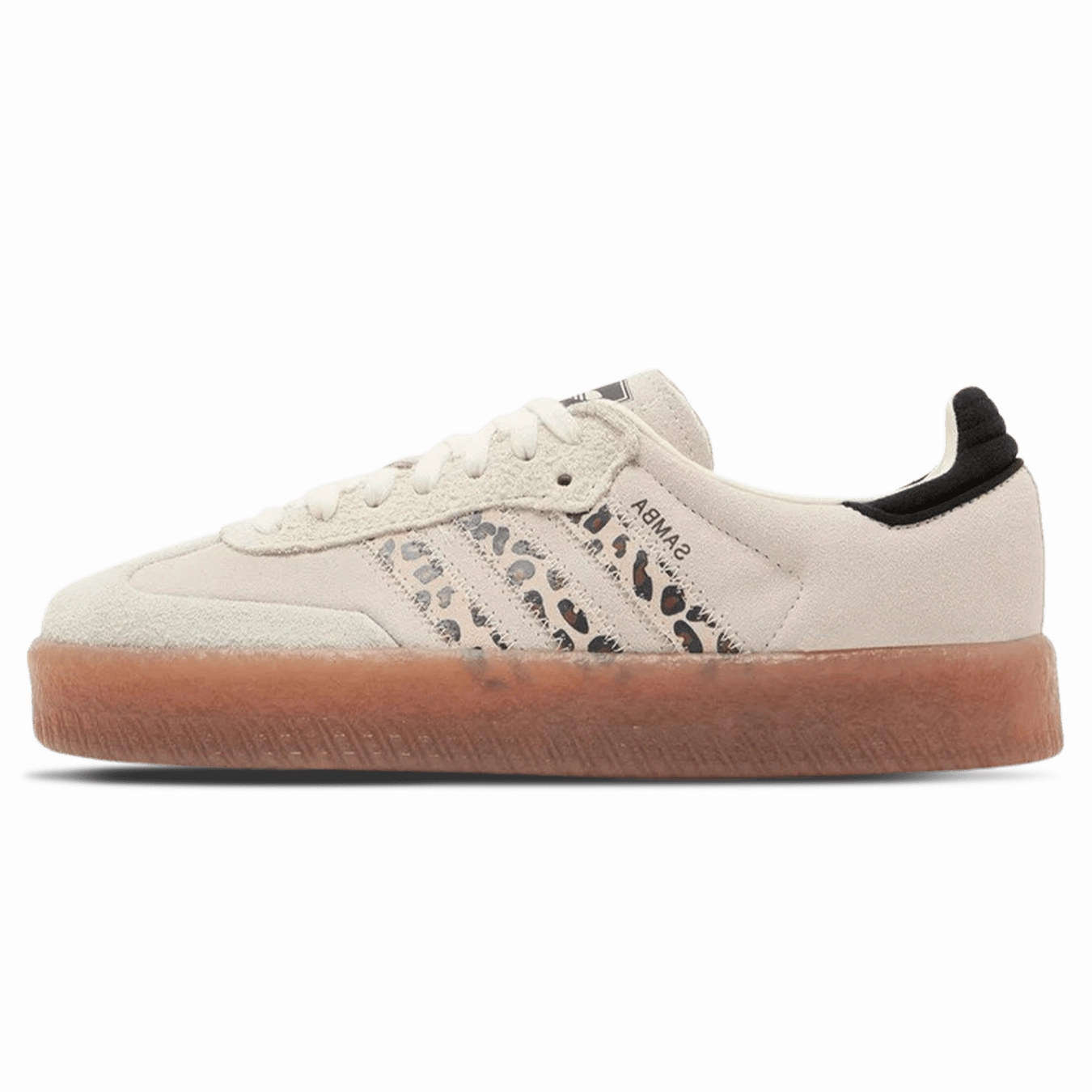 Adidas Sambae Wmns 'Cream White Leopard' Adidas Samba low-profile casual sneakers