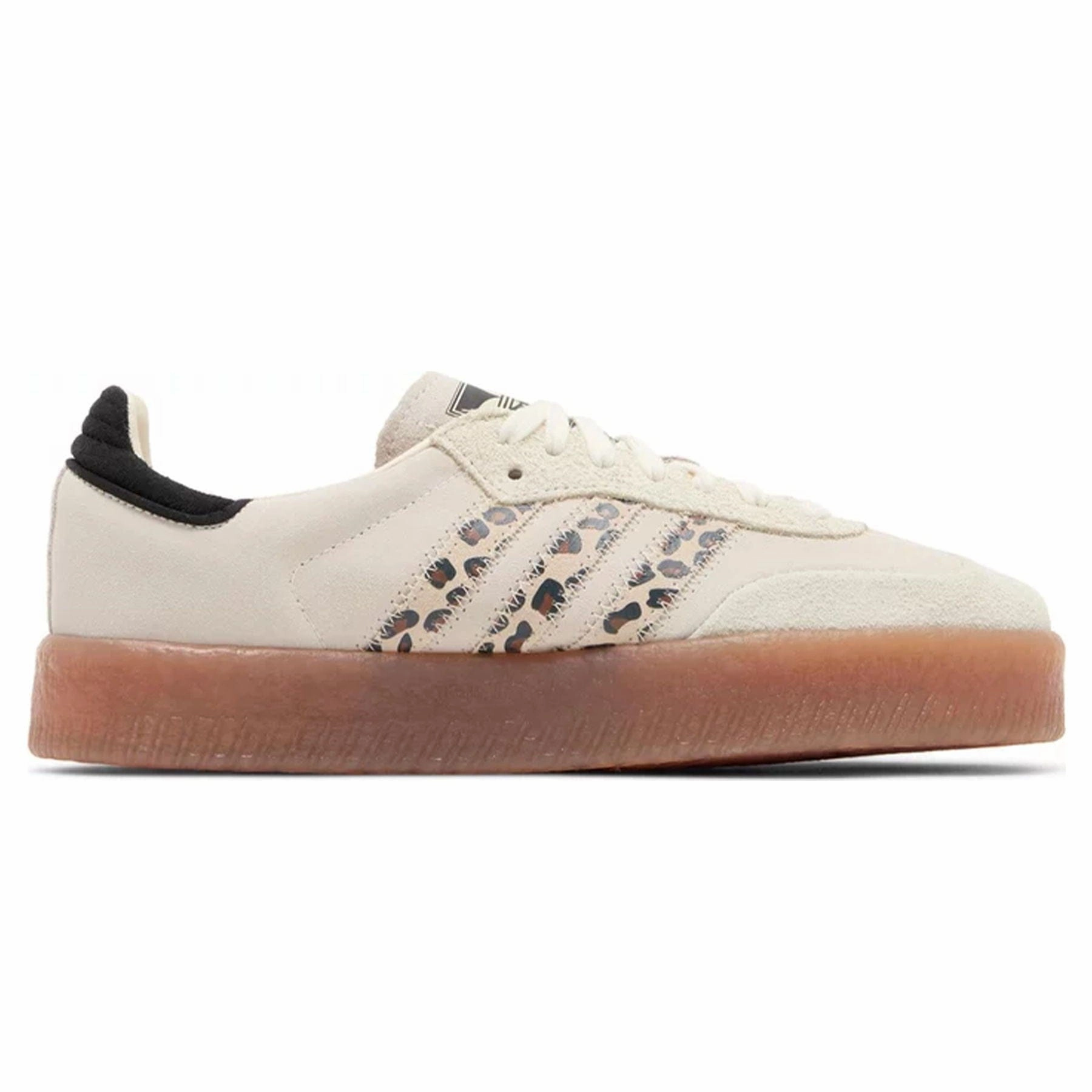 Adidas Sambae Wmns 'Cream White Leopard' Throwback low-top sneakers