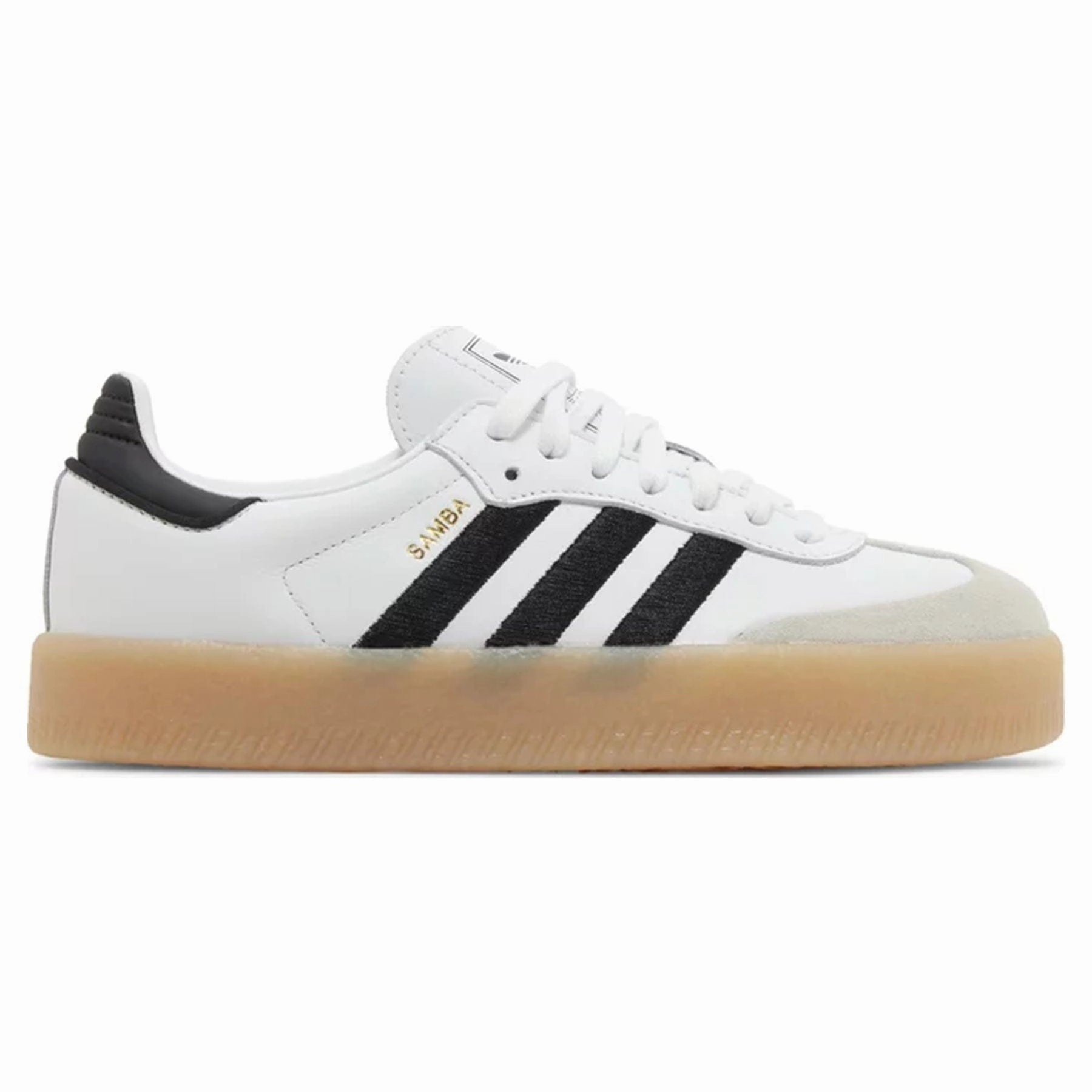 Adidas Sambae Wmns 'White Black Gum' Throwback low-top sneakers