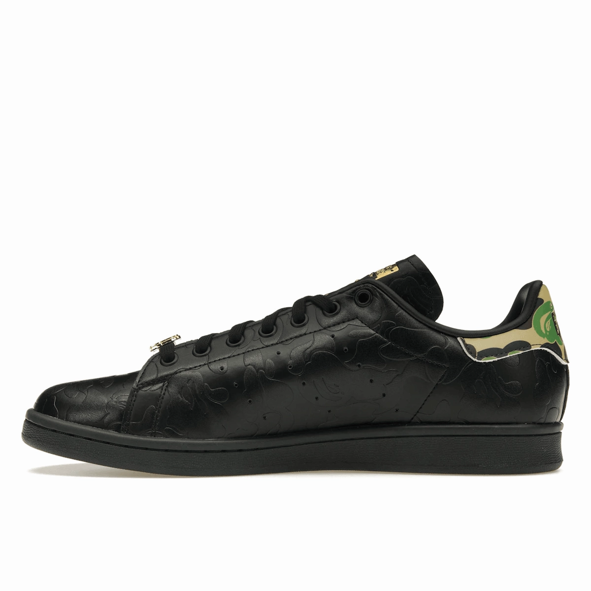 Adidas Stan Smith Bape 30th Anniversary Black Street style fashion shoes