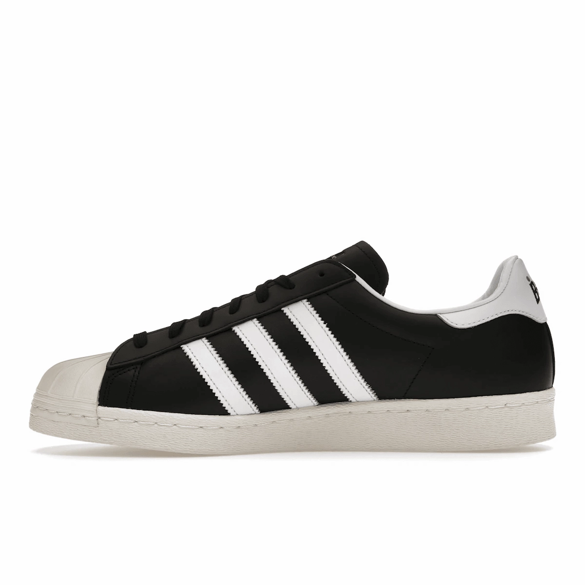 Adidas Superstar 80s Bape Black White Gold Bold logo street sneakers