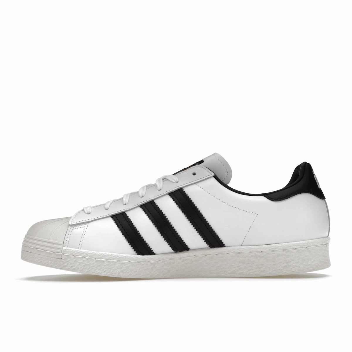 Adidas Superstar 80s Bape White Black Street style fashion shoes