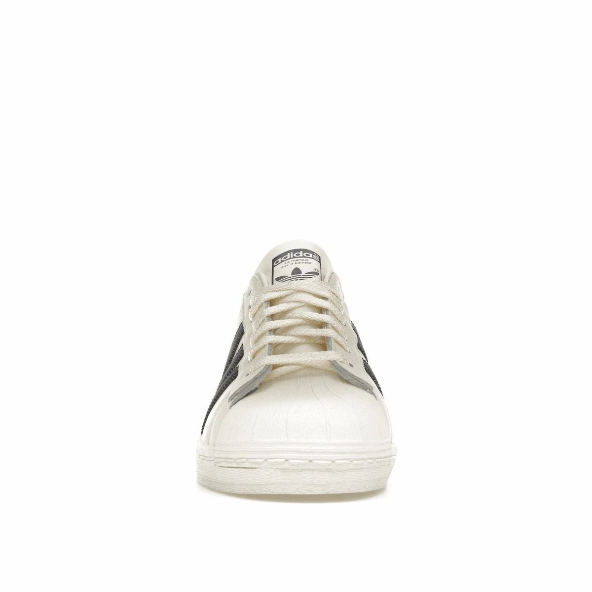 Adidas Superstar 82 White Dark Blue Bold logo street sneakers