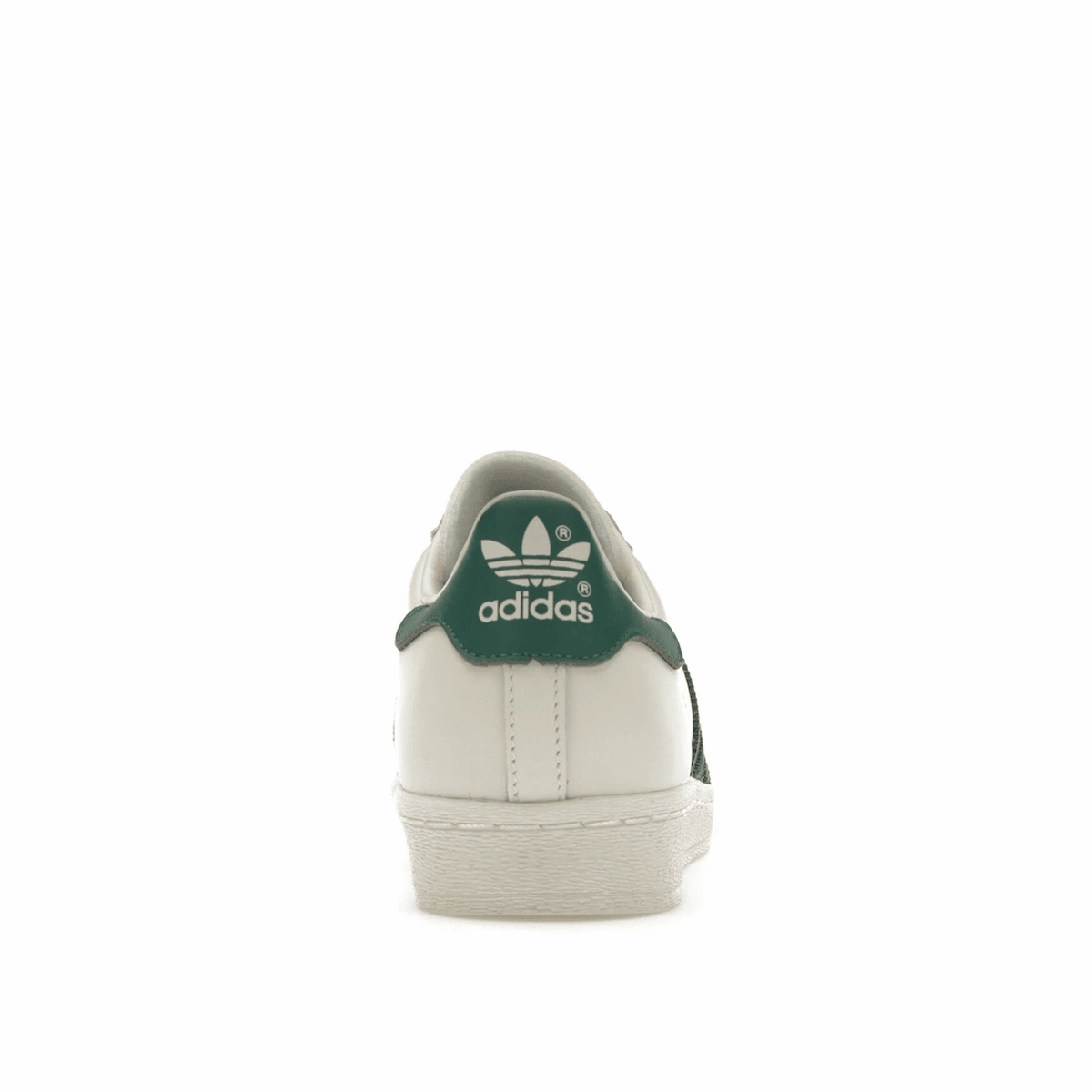 Adidas Superstar 82 White Dark Green Bold logo street sneakers