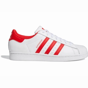 Adidas Superstar Cloud White Vivid Red Adidas Originals iconic sneakers with bold design