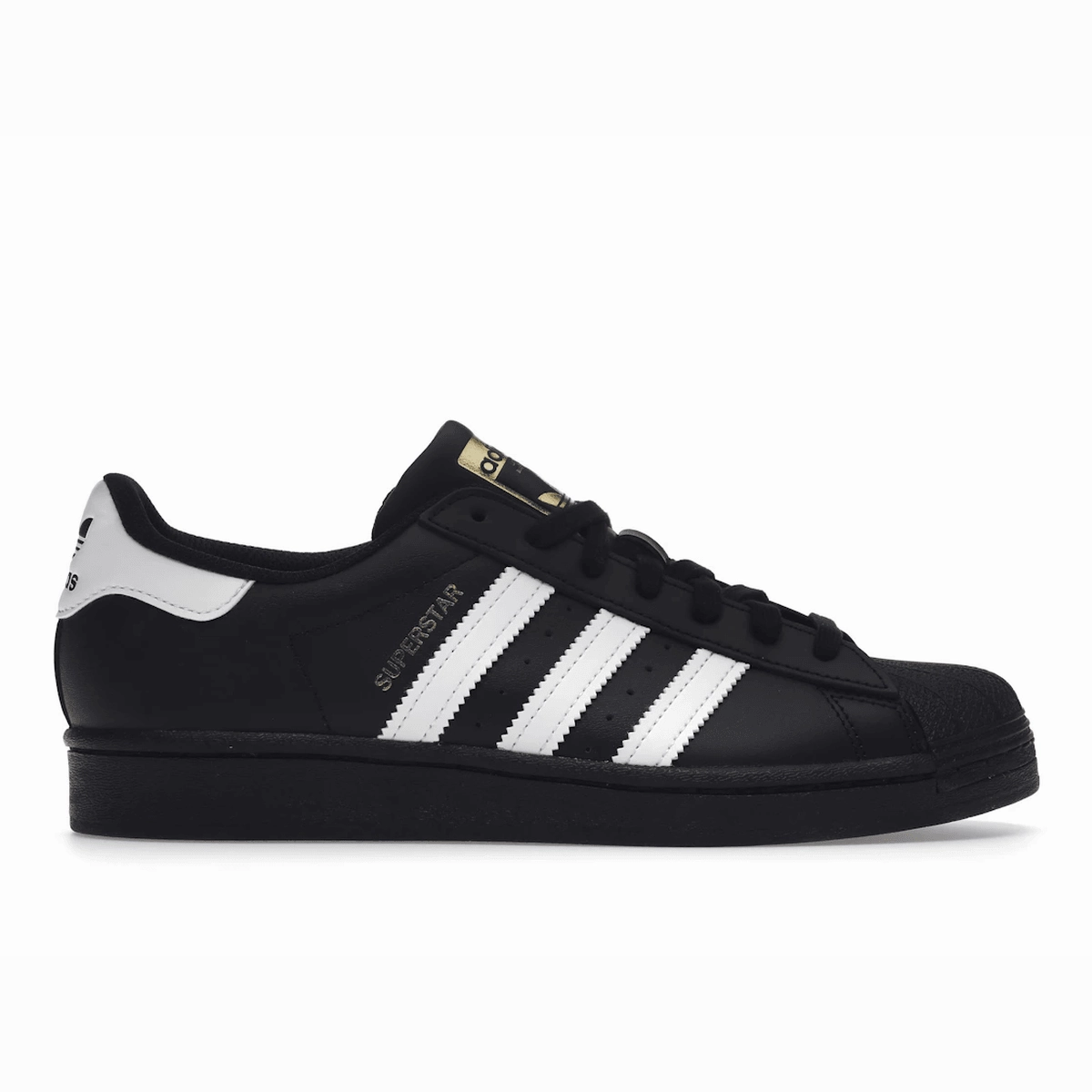 Adidas Superstar Core Black Cloud White Gold Adidas Originals iconic sneakers with bold design