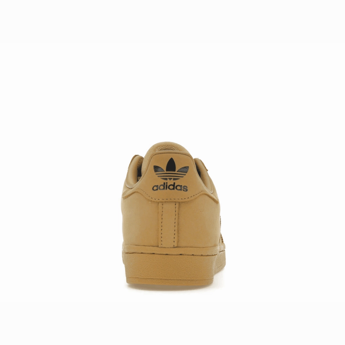 Adidas Superstar Golden Beige Bold logo street sneakers