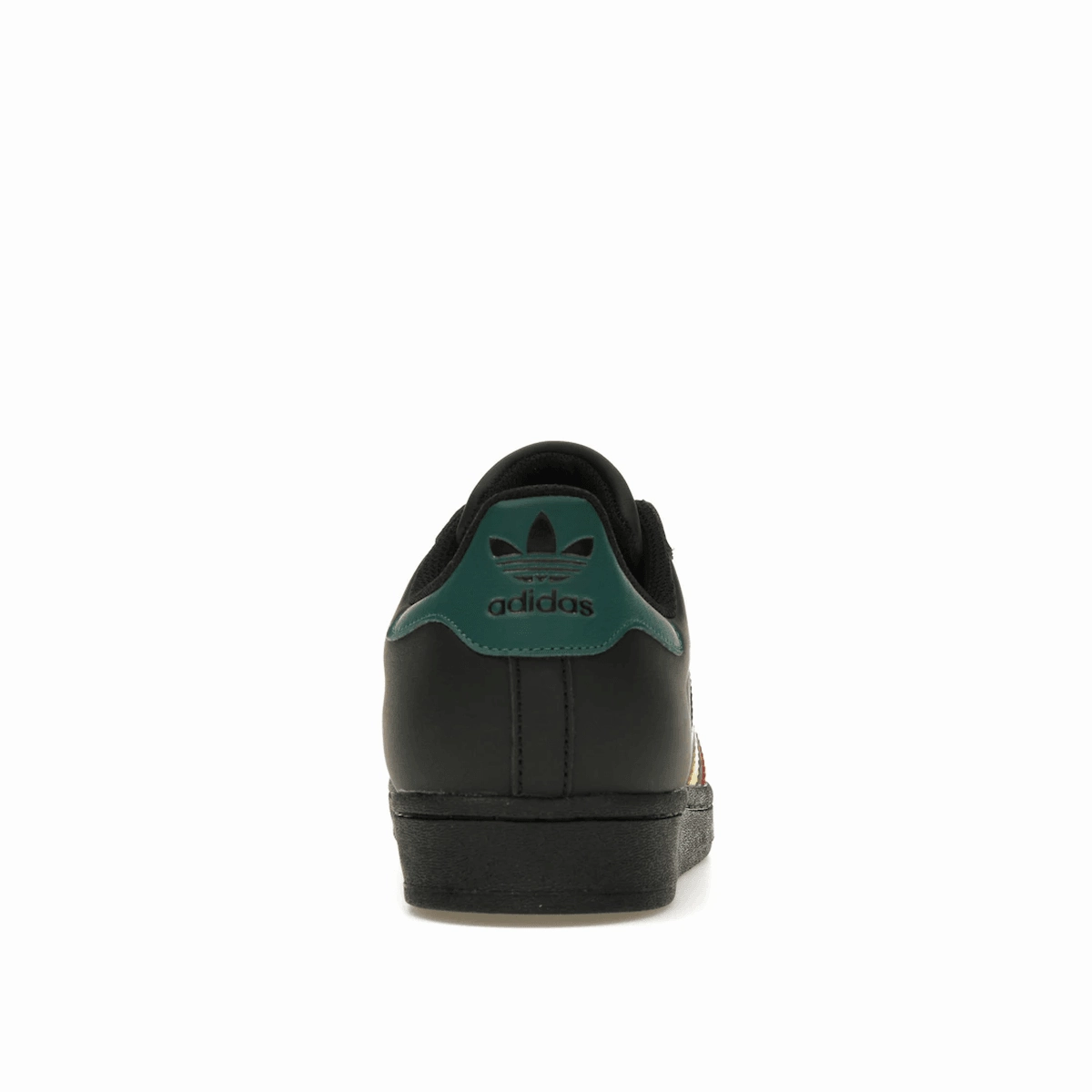 Adidas Superstar Rasta Black Bold logo street sneakers