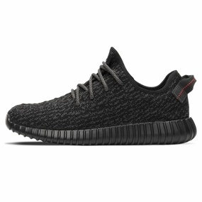 Adidas Yeezy 350 Pirate Black 2.0 (2016) Yeezy bold fashion sneakers with futuristic edge