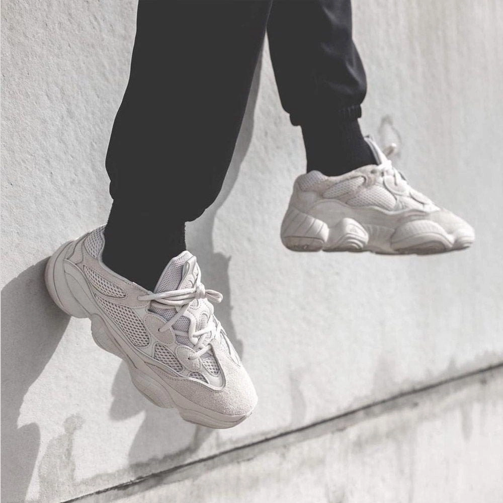 Adidas Yeezy 500 'Bone White' Yeezy futuristic fashion sneakers